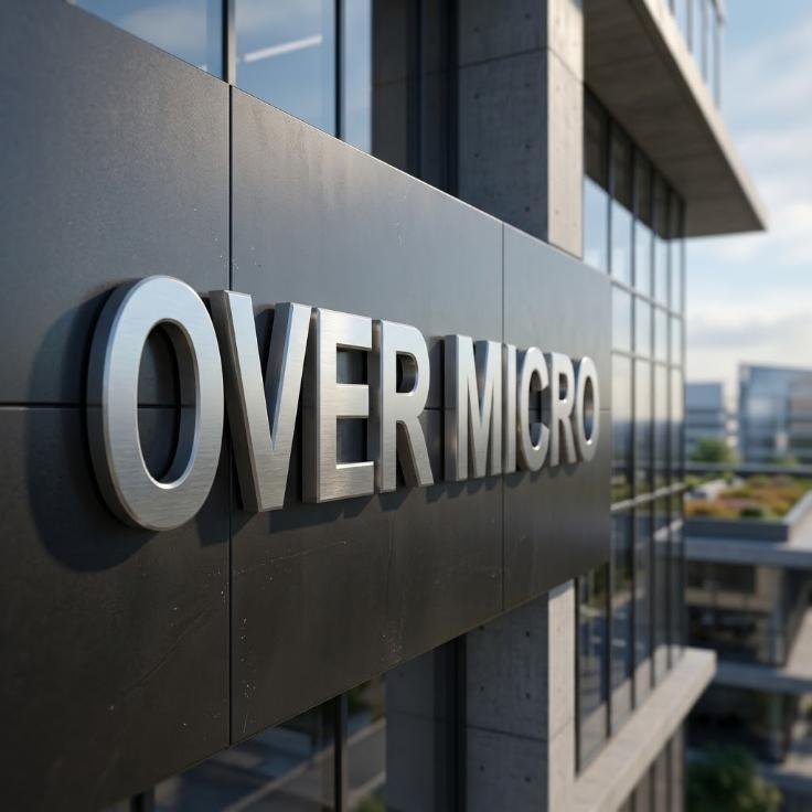 Over Micro building signage